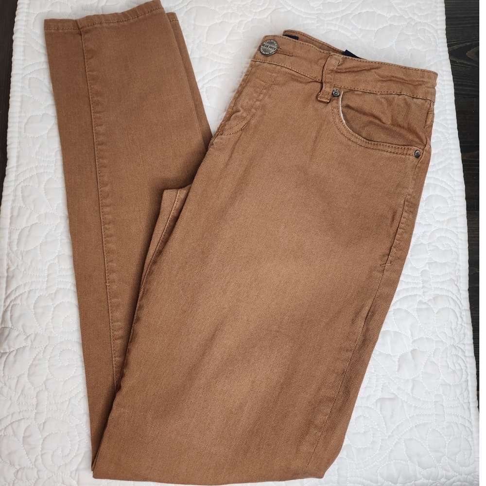 Dear John Women's Jeans Joyrich Comfort Skinny Denim‎ Butterscotch Size 29